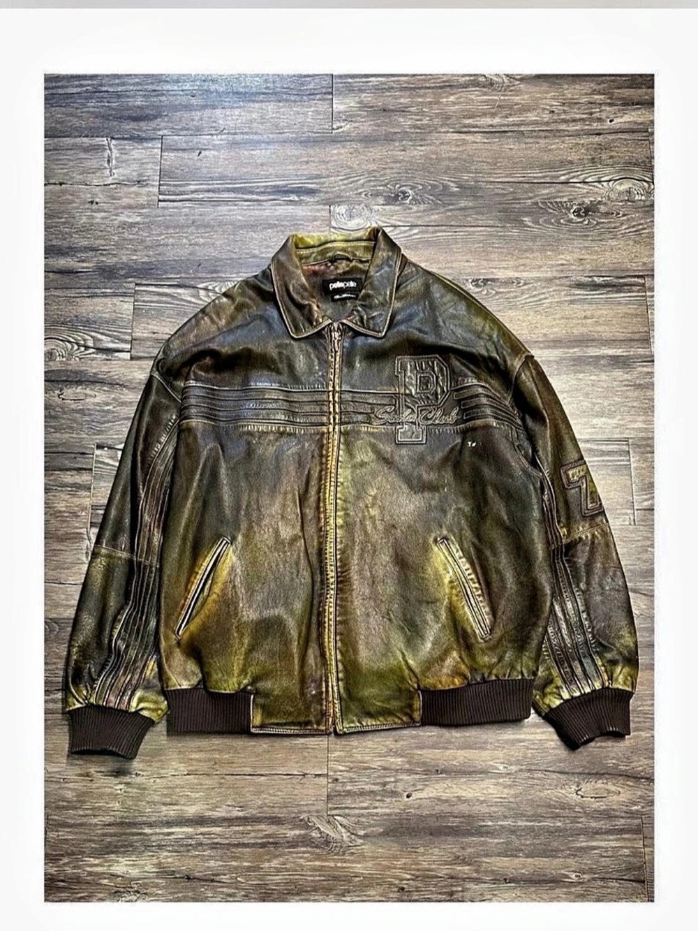 Pelle Soda Club Leather Jacket Black & Brown